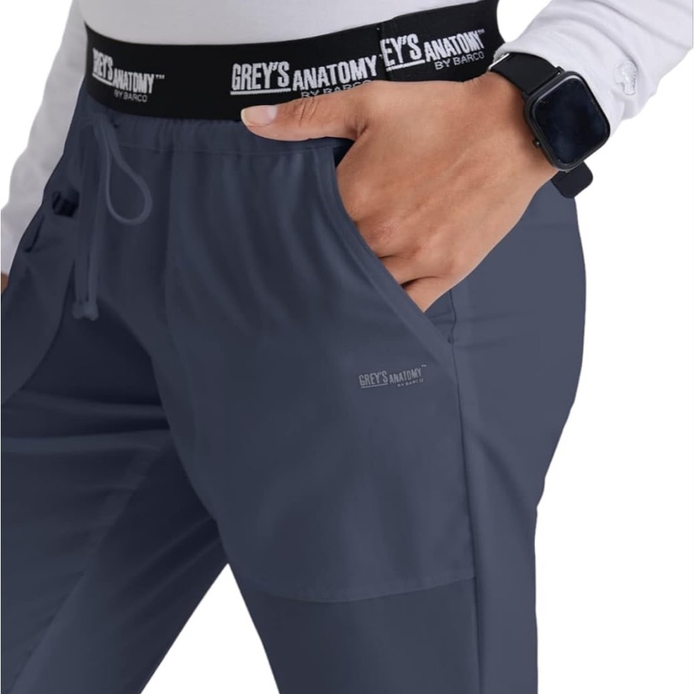 Grey's Anatomy Athletic 3 Pocket Logo Waist Pants
